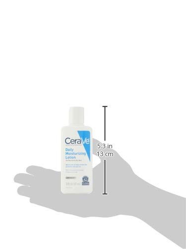 CeraVe Daily Moisturizing Lotion | 8 Ounce | Face & Body Lotion for Dry Skin with Hyaluronic Acid | Fragrance Free