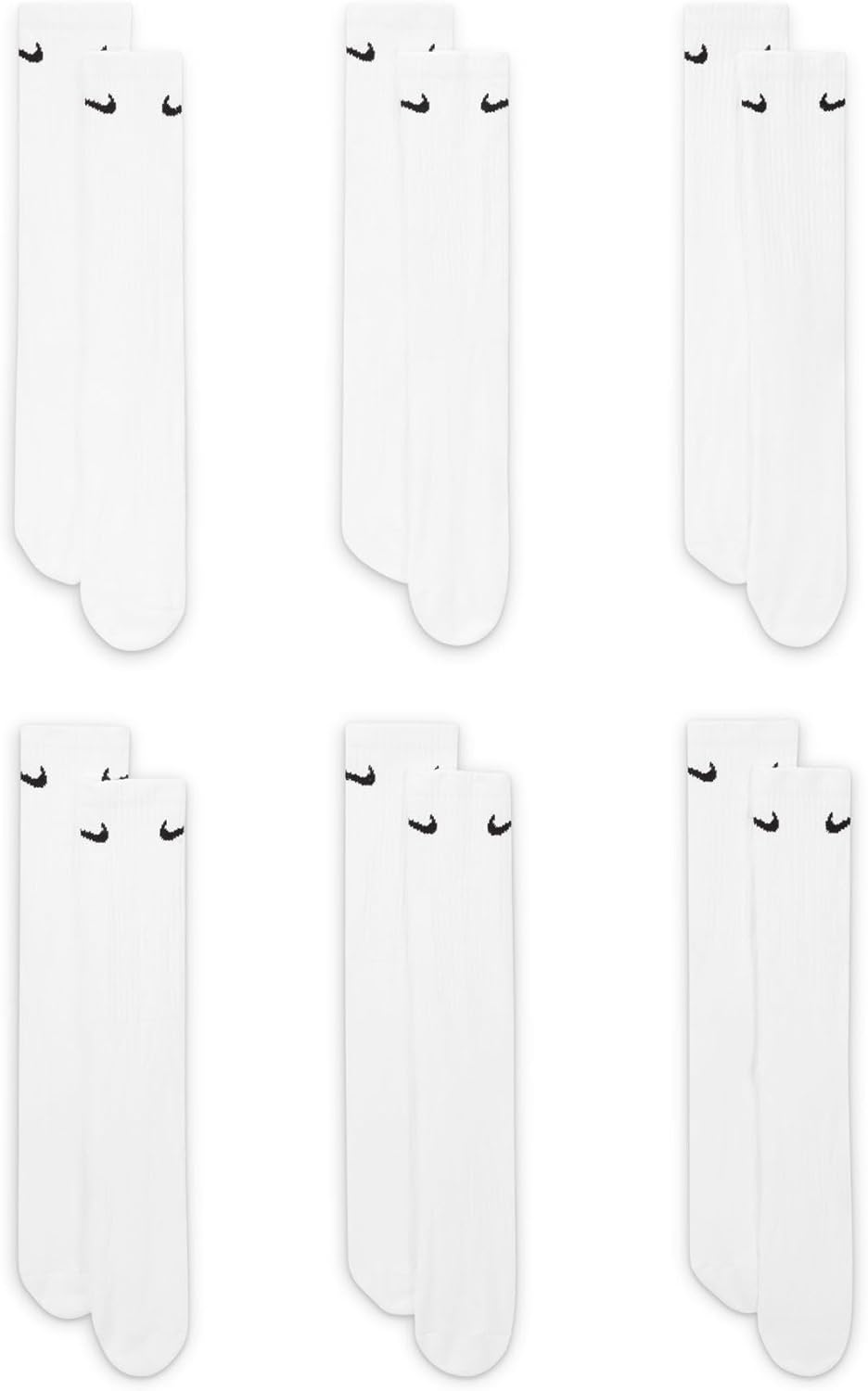 Nike Everyday Cushioned Crew Socks – 6 Pairs