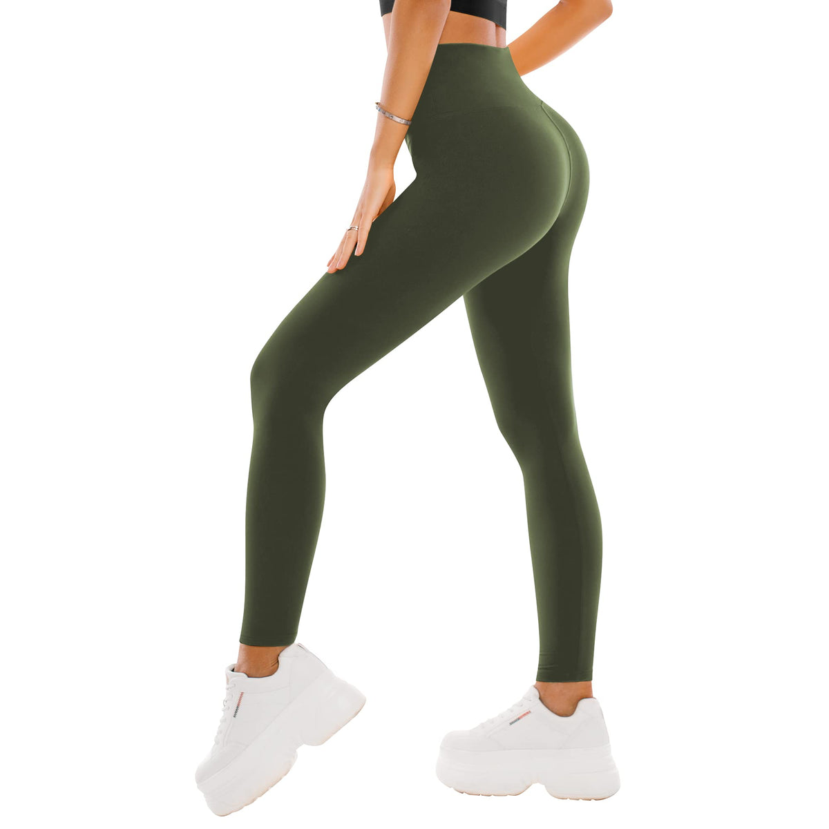 Women's High-Waisted Soft Stretch Leggings