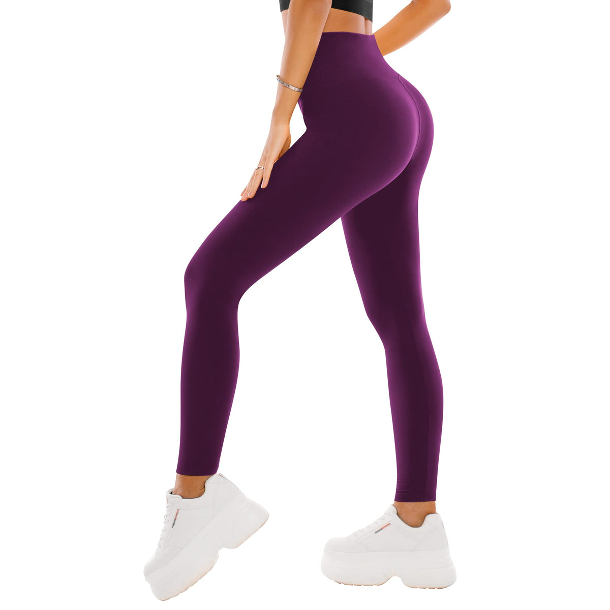 Women's High-Waisted Soft Stretch Leggings