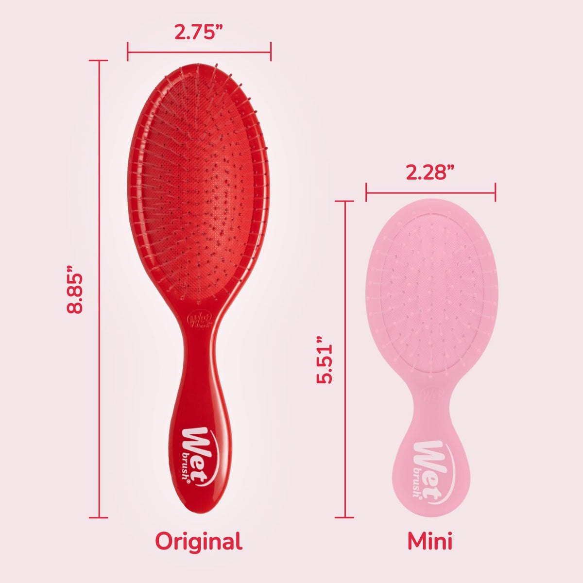 Wet Brush Original Detangler Hair Brush, Black Frost, For All Hair Textures