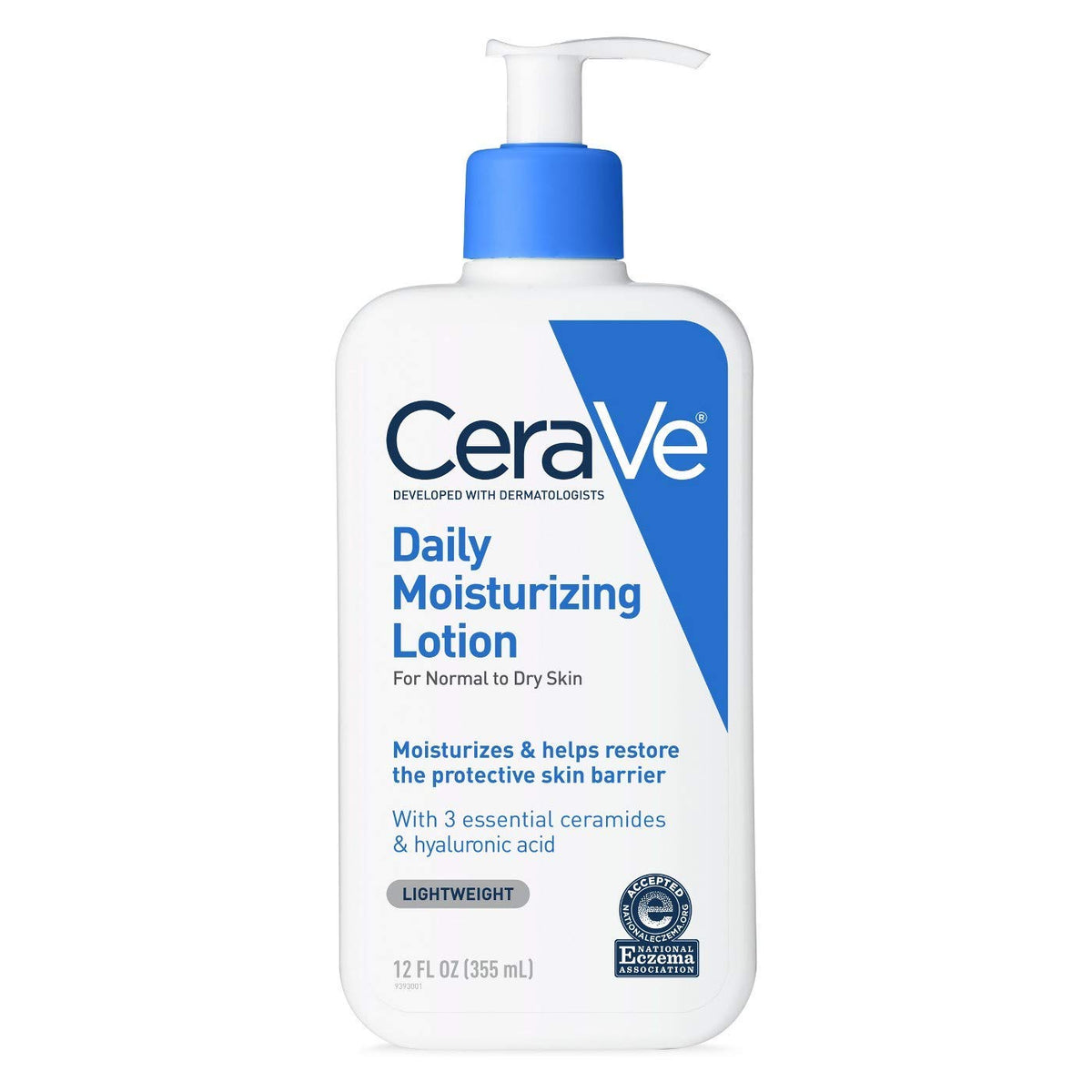 CeraVe Daily Moisturizing Lotion | 8 Ounce | Face & Body Lotion for Dry Skin with Hyaluronic Acid | Fragrance Free