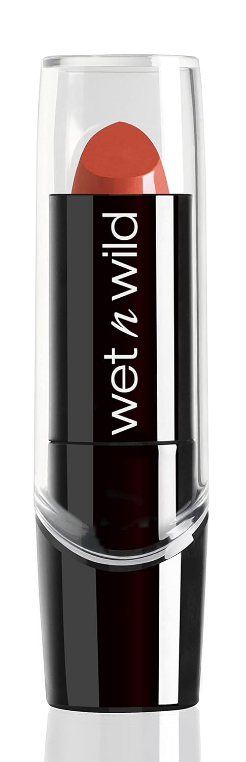 wet n wild Silk Finish Lipstick, Hydrating Rich Buildable Lip Color, Formulated with Vitamins A,E, & Macadamia for Ultimate Hydration, Cruelty-Free & Vegan - Black Orchid