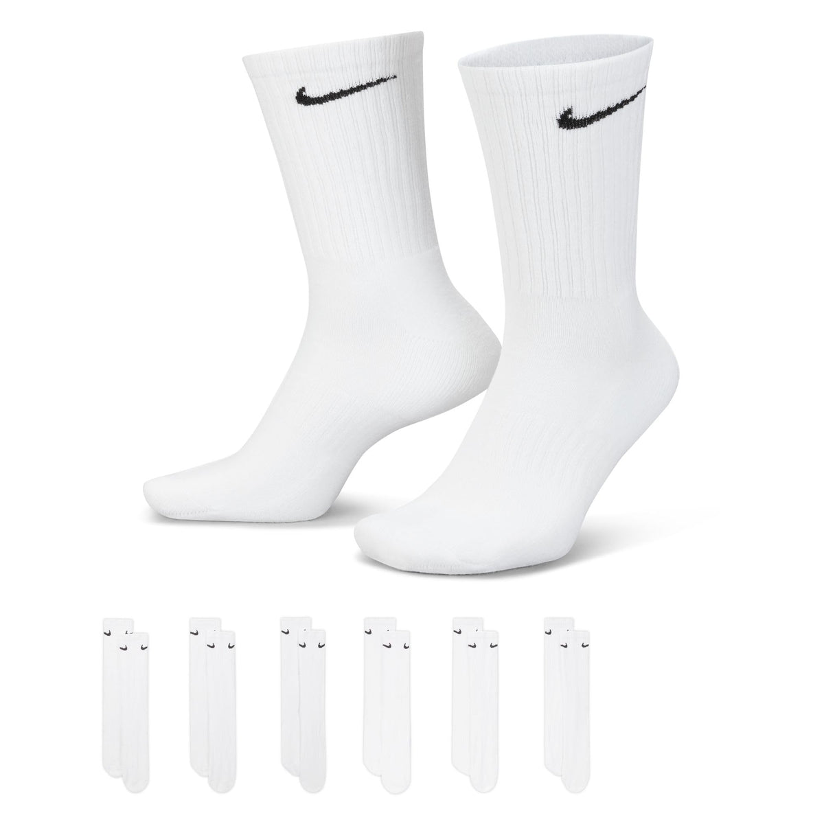 Nike Everyday Cushioned Crew Socks – 6 Pairs