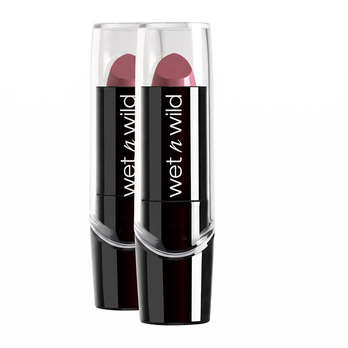 wet n wild Silk Finish Lipstick, Hydrating Rich Buildable Lip Color, Formulated with Vitamins A,E, & Macadamia for Ultimate Hydration, Cruelty-Free & Vegan - Black Orchid