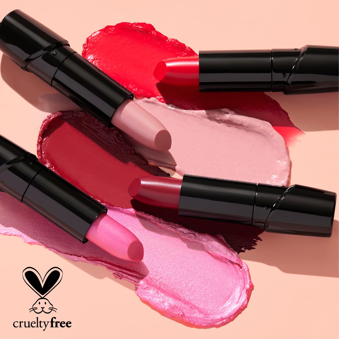 wet n wild Silk Finish Lipstick, Hydrating Rich Buildable Lip Color, Formulated with Vitamins A,E, & Macadamia for Ultimate Hydration, Cruelty-Free & Vegan - Black Orchid
