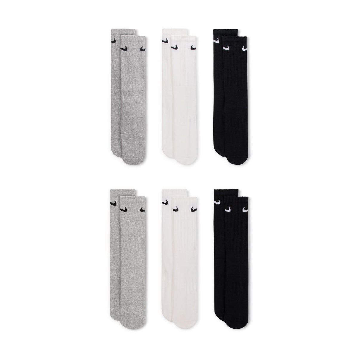 Nike Everyday Cushioned Crew Socks – 6 Pairs