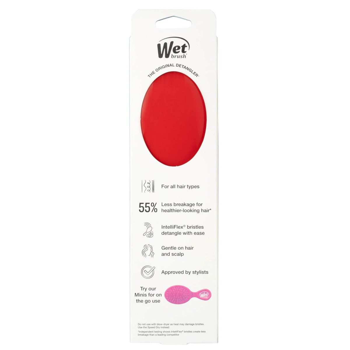 Wet Brush Original Detangler Hair Brush, Black Frost, For All Hair Textures