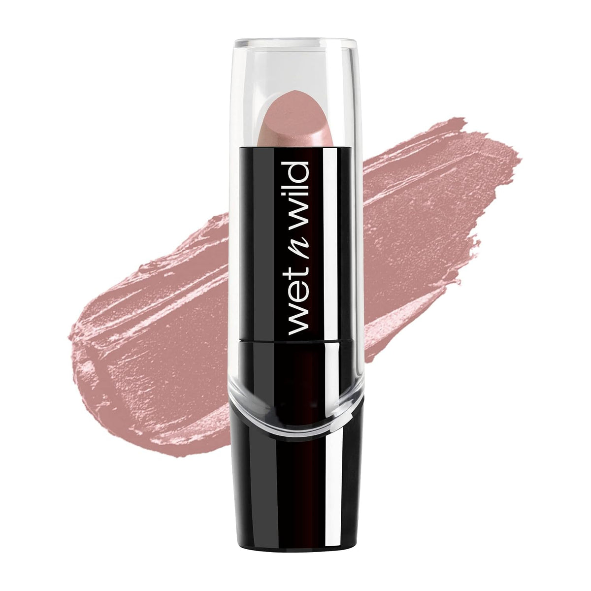 wet n wild Silk Finish Lipstick, Hydrating Rich Buildable Lip Color, Formulated with Vitamins A,E, & Macadamia for Ultimate Hydration, Cruelty-Free & Vegan - Black Orchid