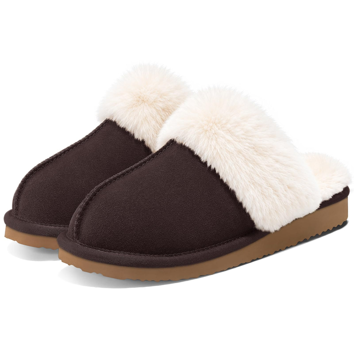 Litfun Women's Fuzzy Memory Foam Slippers