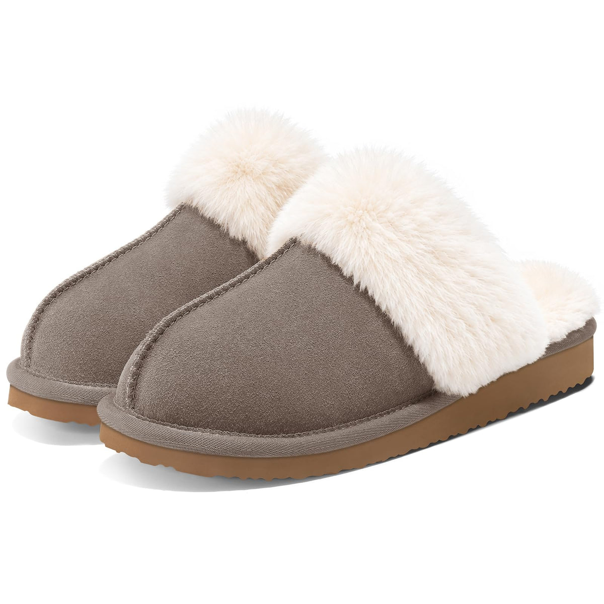 Litfun Women's Fuzzy Memory Foam Slippers