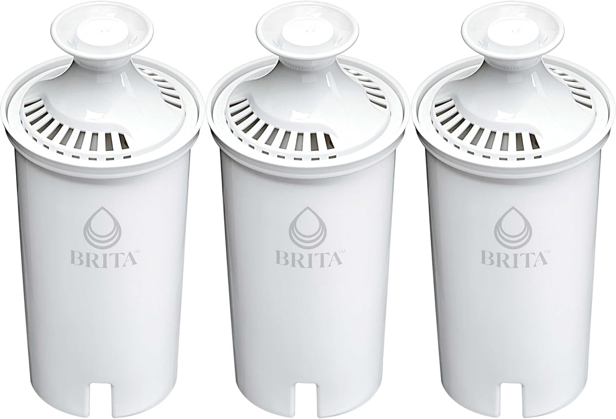 Brita Standard Pitcher and Dispenser Replacement Water Filters, White, 4