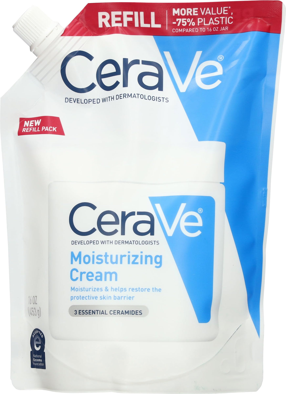 CeraVe Moisturizing Cream, Face Body Moisturizer, Normal to Dry Skin, 8 Fl Oz
