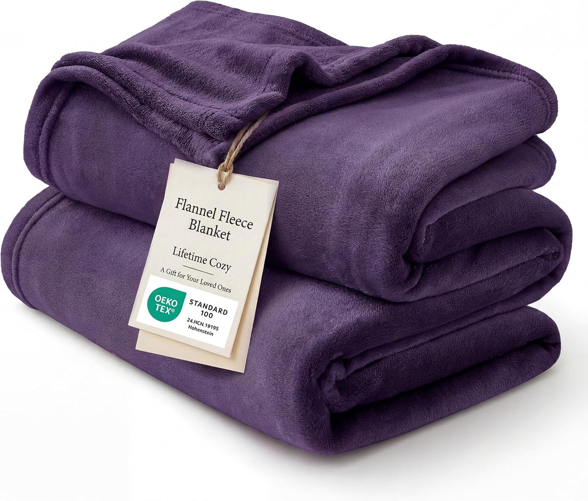 Bedsure GentleSoft Fleece Blanket Twin Size Grey - 300GSM Lightweight Plush Fuzzy Cozy Soft Warm Blanket for Bed, Sofa, Couch, Travel, Camping, 60x80 inches