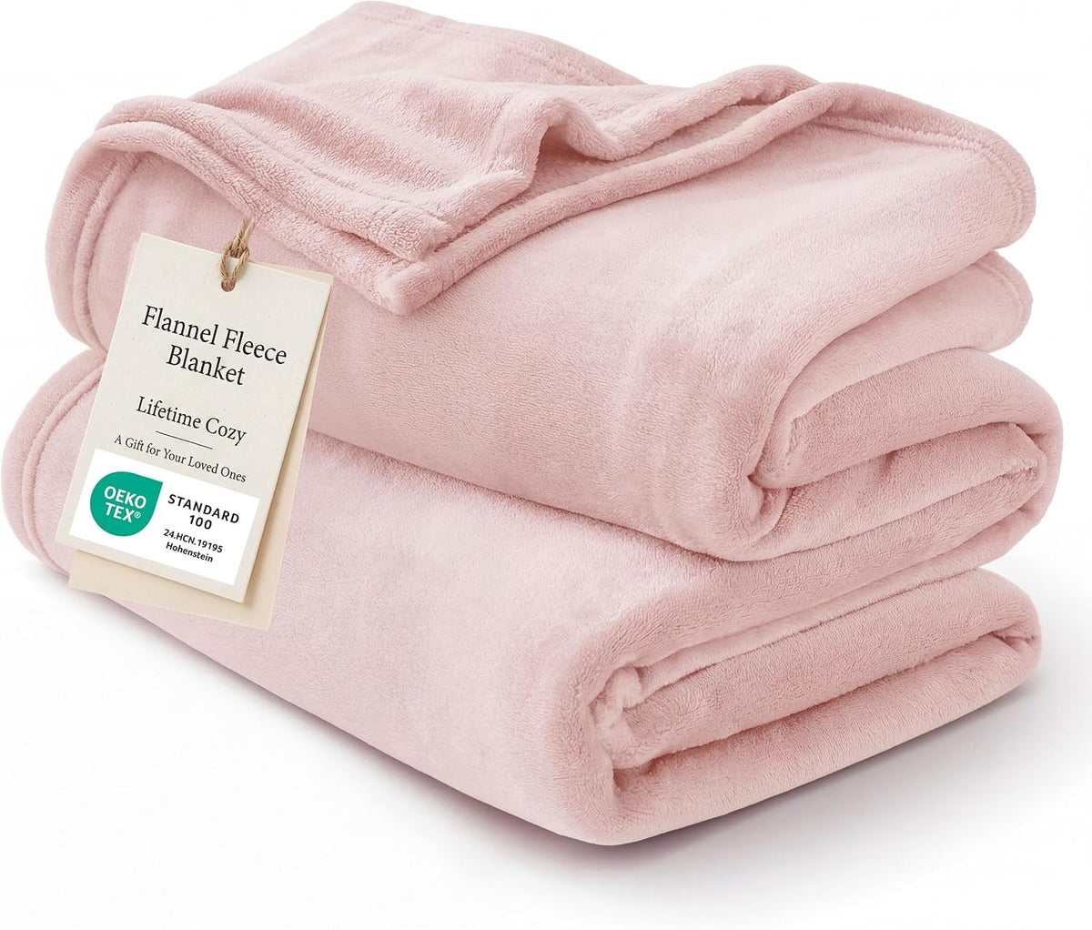 Bedsure GentleSoft Fleece Blanket Twin Size Grey - 300GSM Lightweight Plush Fuzzy Cozy Soft Warm Blanket for Bed, Sofa, Couch, Travel, Camping, 60x80 inches