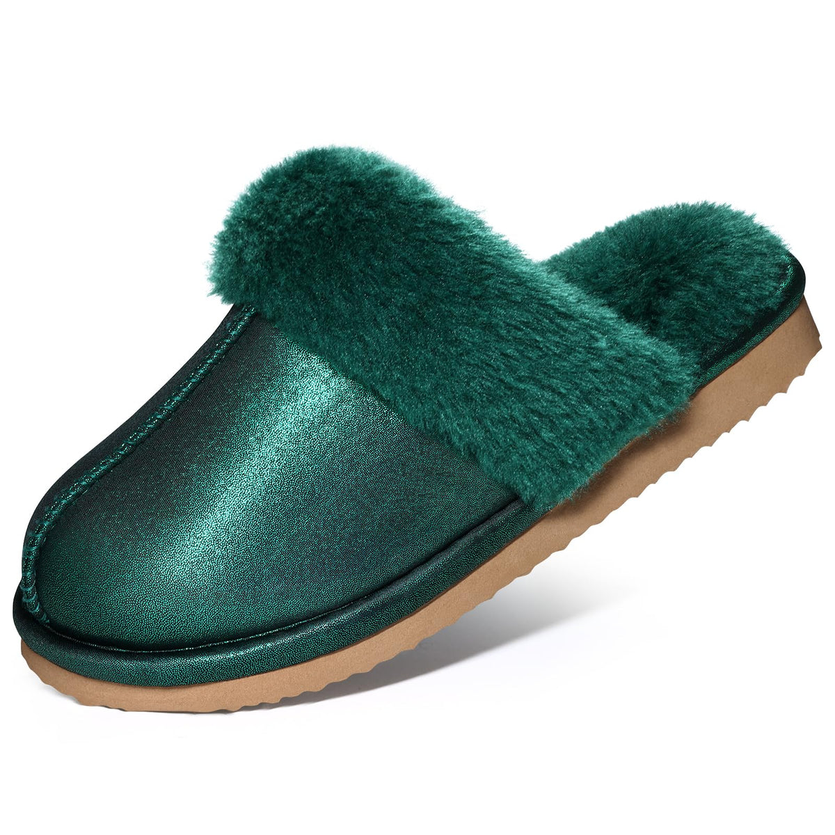 Litfun Women's Fuzzy Memory Foam Slippers