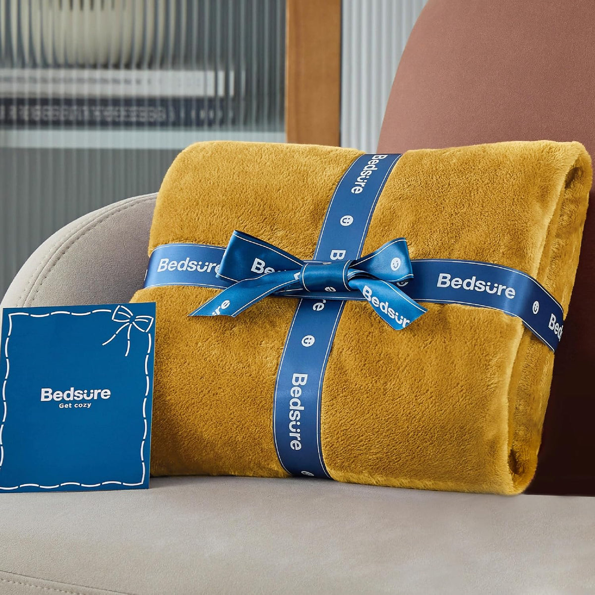 Bedsure GentleSoft Fleece Blanket Twin Size Grey - 300GSM Lightweight Plush Fuzzy Cozy Soft Warm Blanket for Bed, Sofa, Couch, Travel, Camping, 60x80 inches
